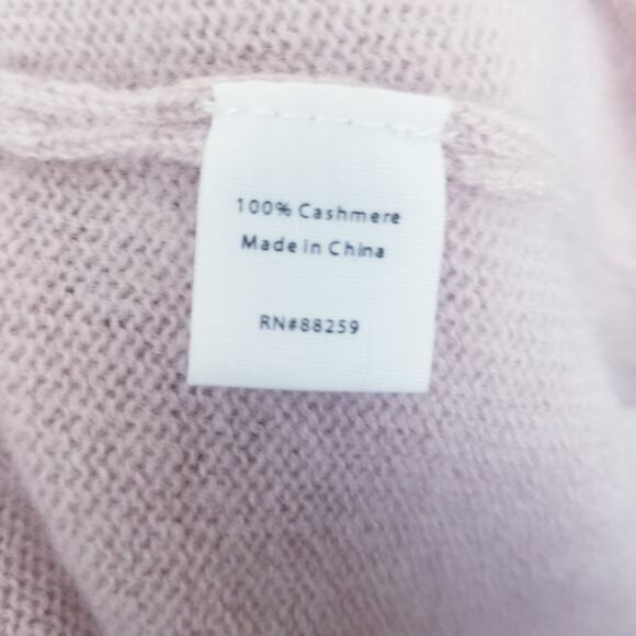 Subtle Luxury 100% Cashmere Sweater Easy Fit Carnation - Size S/M - Picture 7 of 7